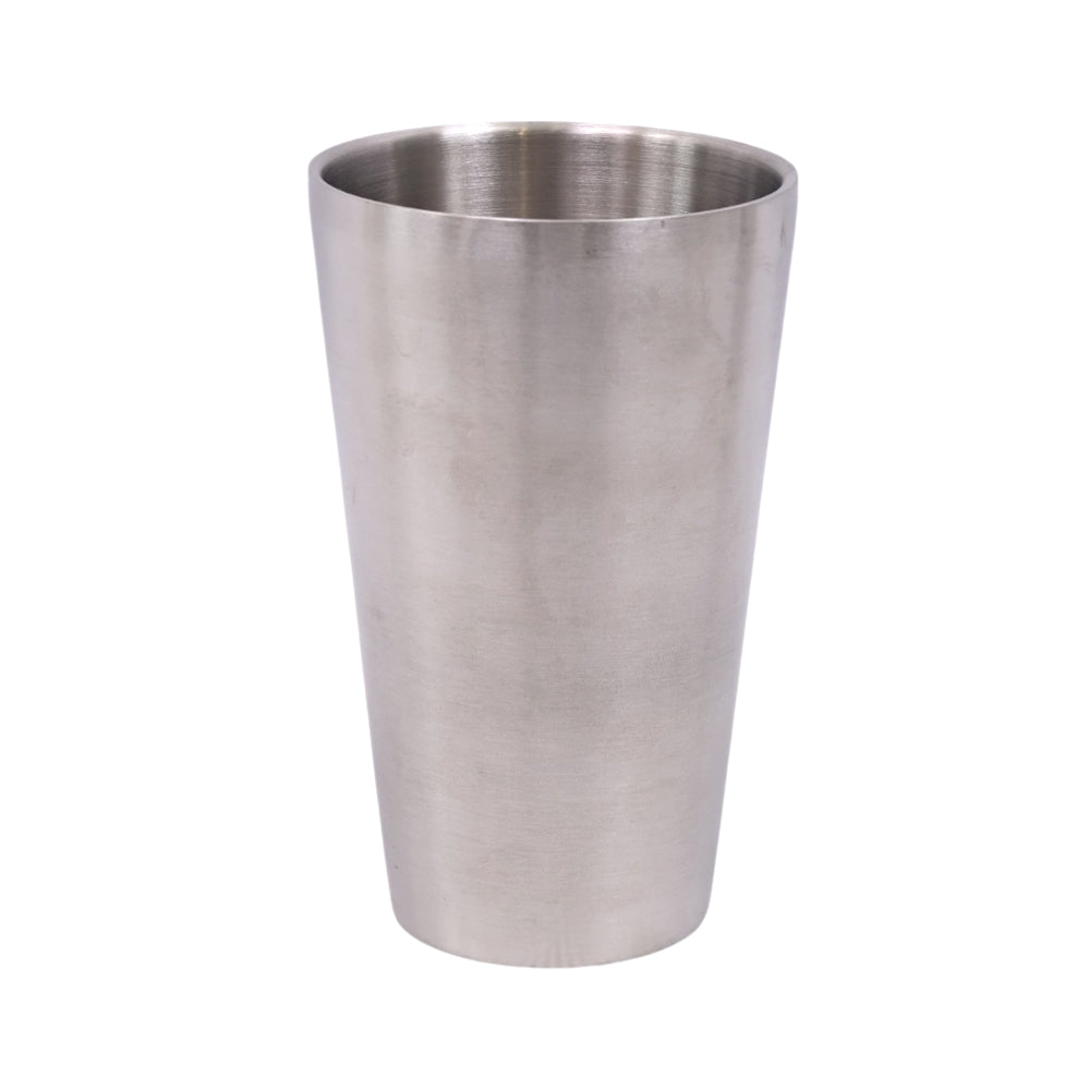 GLASS STEEL SILVER DOUBLE PLAIN 28-17/8777 Pack oF 6 Default Title - MamasJan Crockery