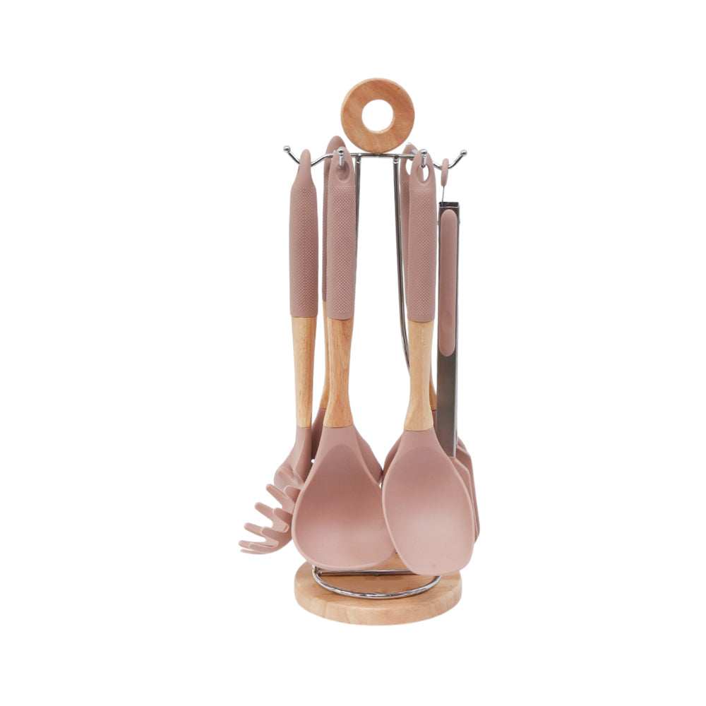 KITCHEN SPOON SET 7PC SILICONE IR ZW-1003/E43-48 Default Title - MamasJan Crockery