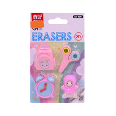 QH-8391 FANCY ERASER GIRL Z.B Default Title - MamasJan Toys
