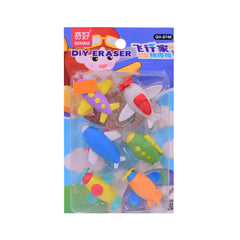 QH-8748 FANCY PLANE ERASER Z.B Default Title - MamasJan Toys