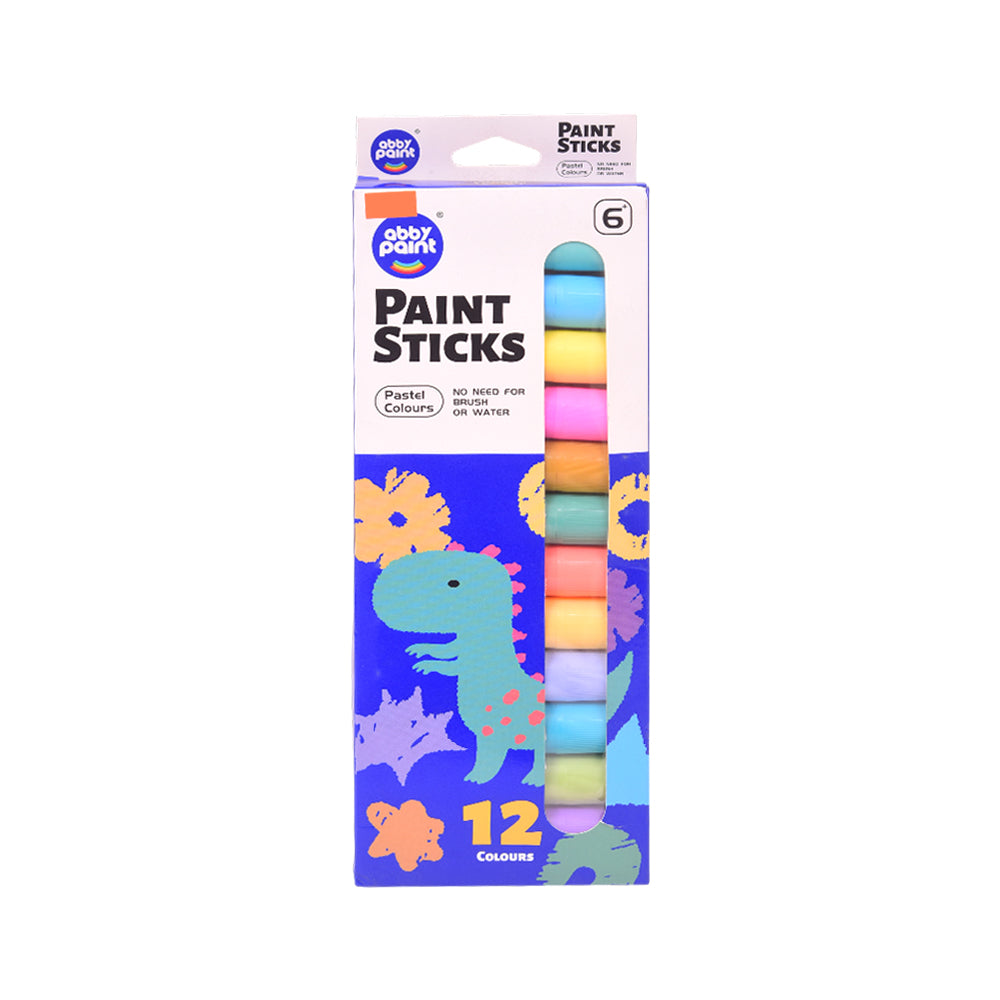 AP309-12 PASTEL COLOR PAINT STICK 12PCS Default Title - MamasJan Toys