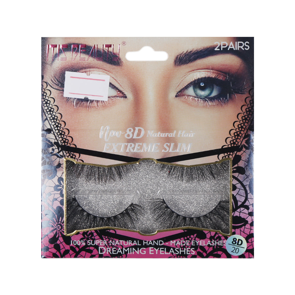 ITIS BEAUTY EYELASH 8D 2PAIR IR E-7274 Default Title - MamasJan Makeup