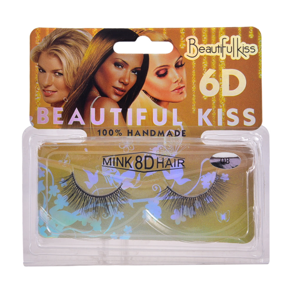 BEAUTIFUL KISS EYELASH 6D 1PAIR IR E-7575 Default Title - MamasJan Makeup