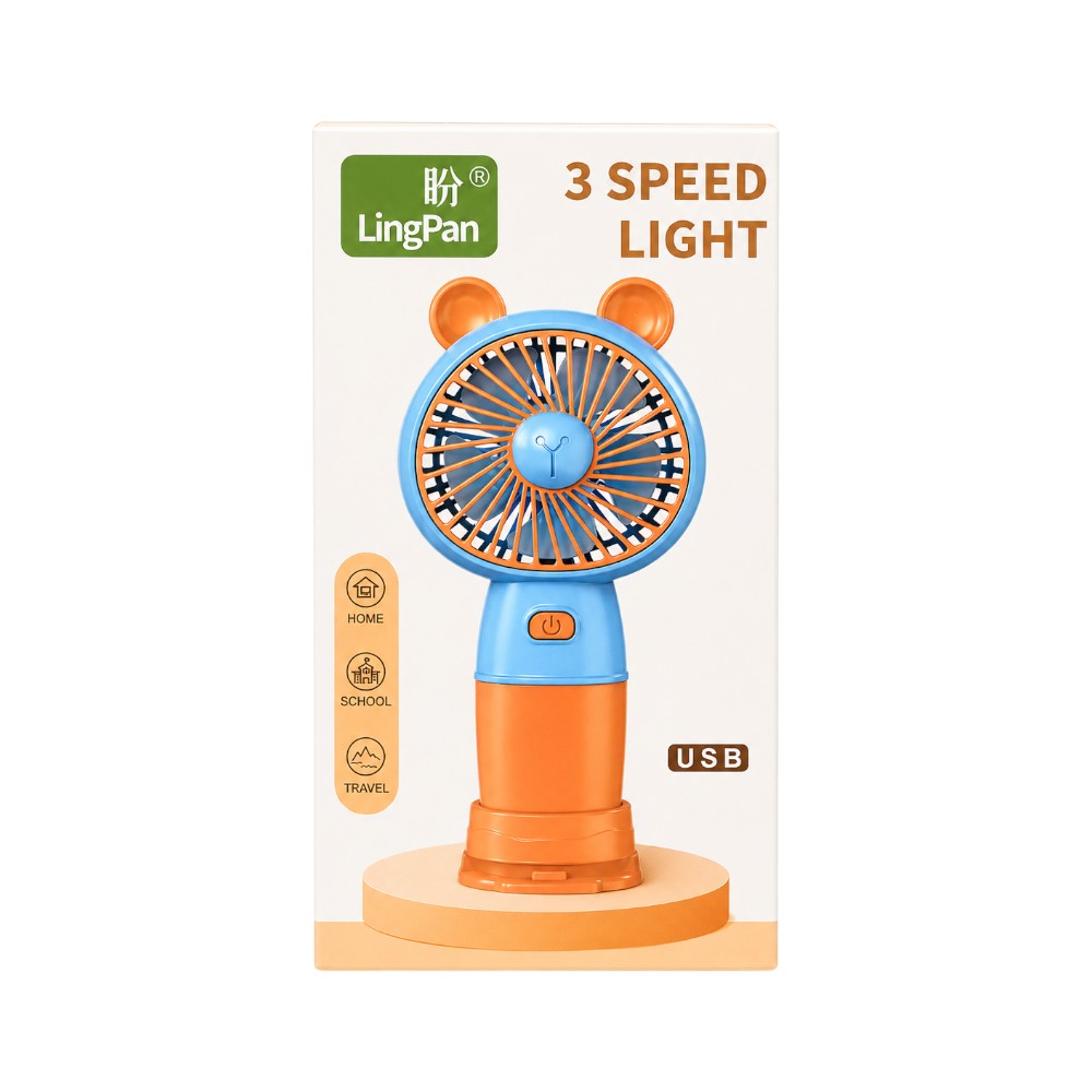 LP-609 MINI HANDHELD ELECTRIC FAN S.T Default Title - MamasJan Toys
