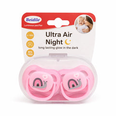 BEIDILE BABY PACIFIER ULTRA AIR NIGHT 2PC IR BDL7174 Default Title - MamasJan Grocery Non Foods