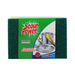 SCOUR POWER SPONGE 2PC IR 100684/G15-16 Default Title - MamasJan Grocery Nonfood