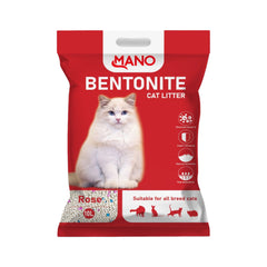 MANO BENTONITE CAT LITTER ROSE 10L/8K.G Default Title - MamasJan Pet Essentials