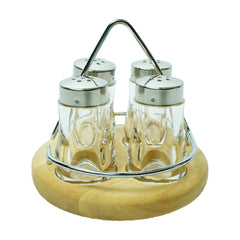 SALT N PEPPER SET 4PC IR K1102 Default Title - MamasJan Crockery