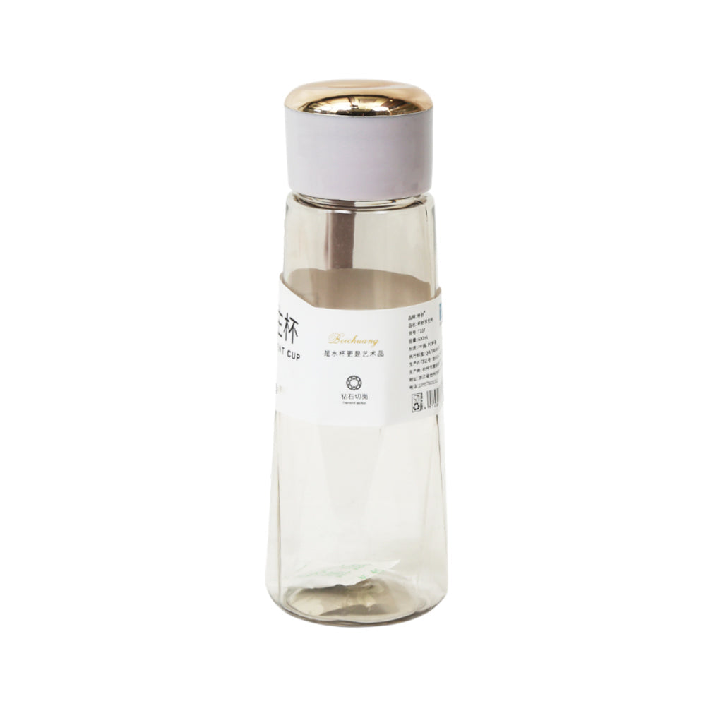 WATER BOTTLE ACRYLIC 600 ML IR 7037/GG37 Default Title - MamasJan Crockery
