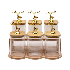 SPICE SET 6PC BOROSILICATE Q3685-6 Default Title - MamasJan Crockery