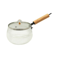 SAUCE PAN BOROSILICATE 2.5 LTR Q8324-1 Default Title - MamasJan Crockery