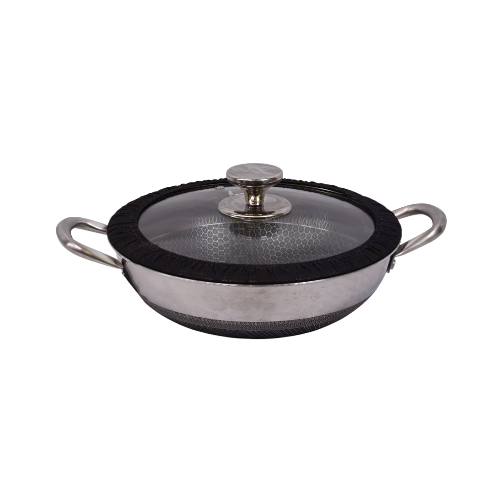 WOK CONTAY HONEY COMB 26CM 0886 Default Title - MamasJan Crockery