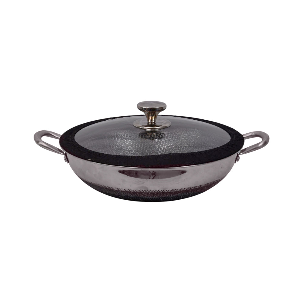 WOK CONTAY HONEY COMB 32CM 0887 Default Title - MamasJan Crockery
