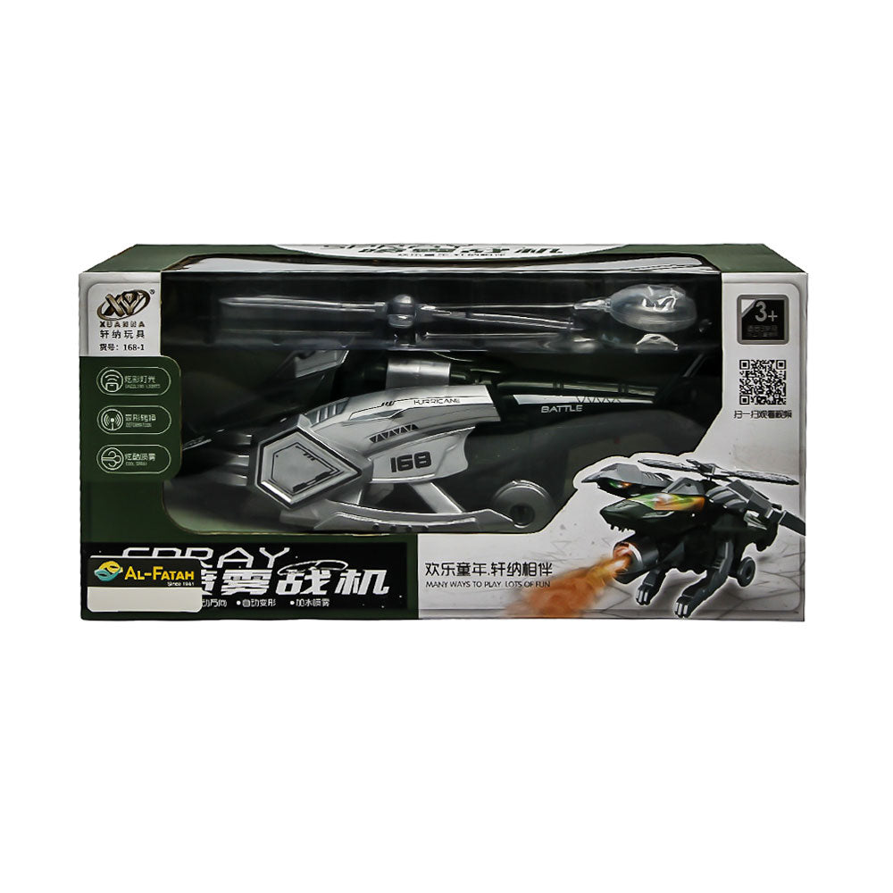 168-1 SPRAY HELICOPTOR B/O IR (3+ YEAR) Default Title - MamasJan Toys