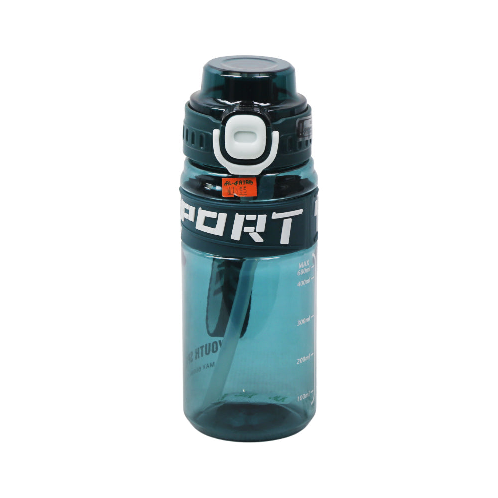 WATER BOTTLE ACRYLIC 680 ML IR XBD6107/GG51 Default Title - MamasJan Crockery