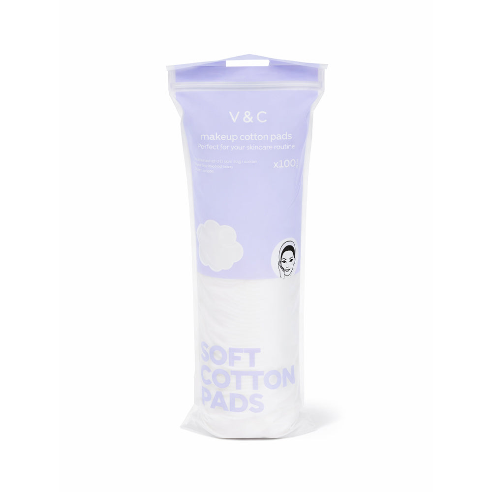 V & C SOFT COTTON PADS IR 100PC Default Title - MamasJan Makeup