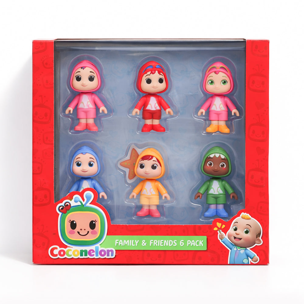 210029 COCOMELON 6PC FIGURE SET A.I Default Title - MamasJan Toys