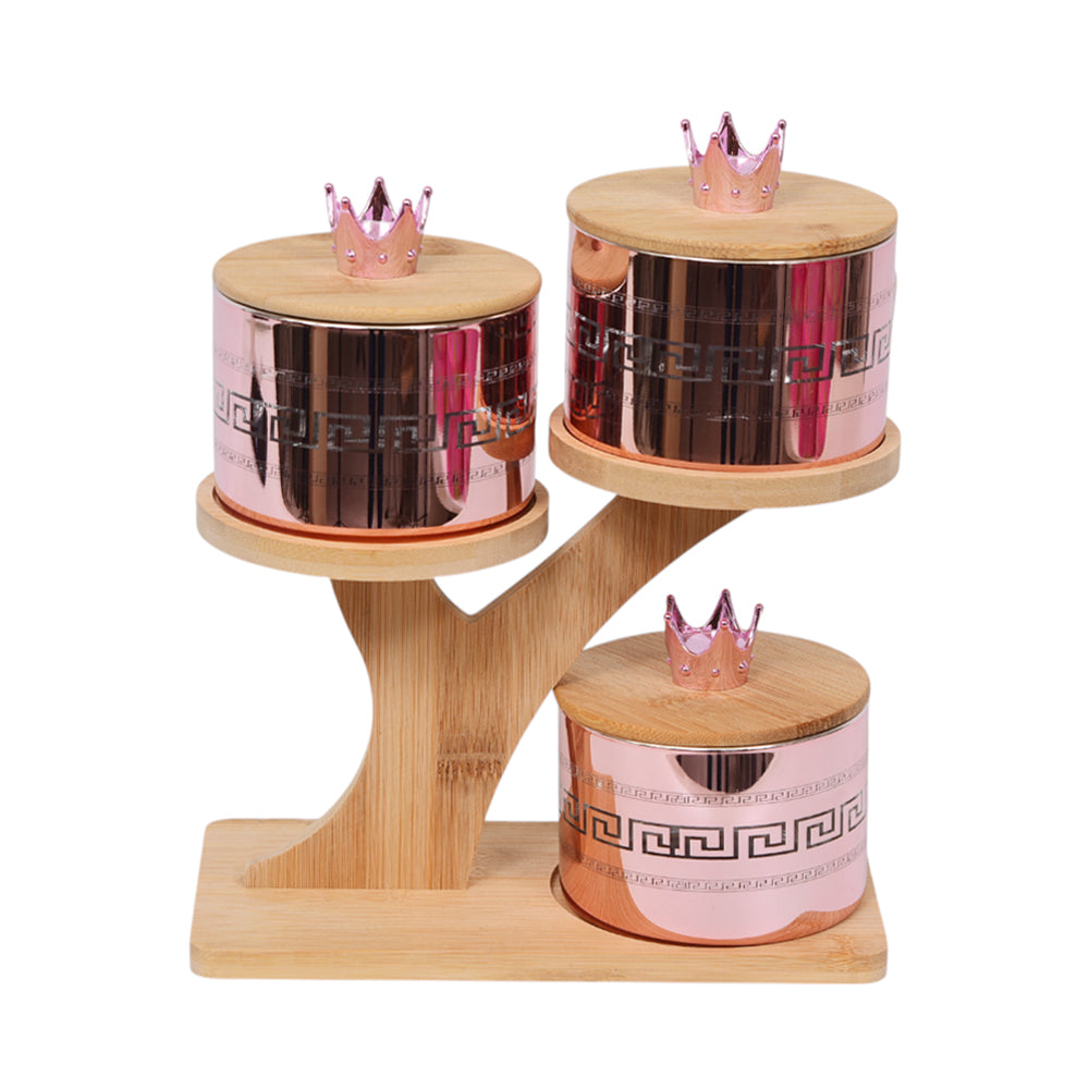 JAR SET 4PC ECHOU SZ001-P Default Title - MamasJan Crockery