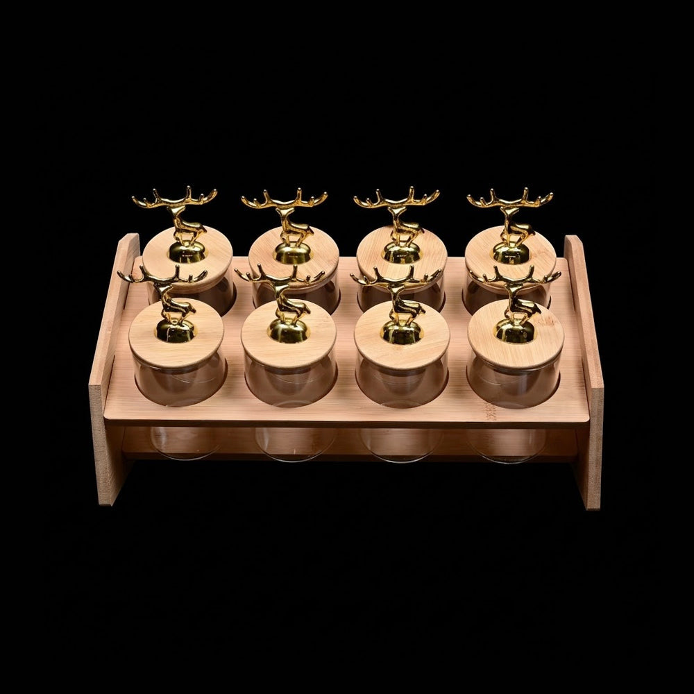 SPICE SET 8PC BOROSILICATE Q2258-8 Default Title - MamasJan Crockery