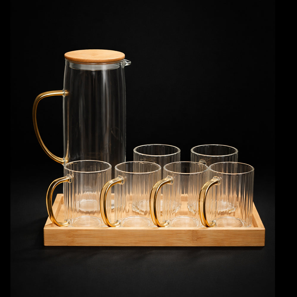 WATER SET 8PC ECHOU GPH60+MGPB78-1/L8 Default Title - MamasJan Crockery