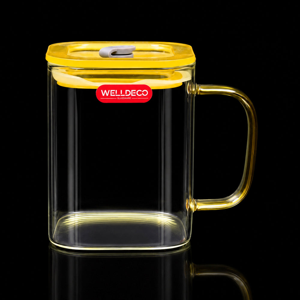 MUG WITH STRAW WELLDECO WD490-L1 Default Title - MamasJan Crockery