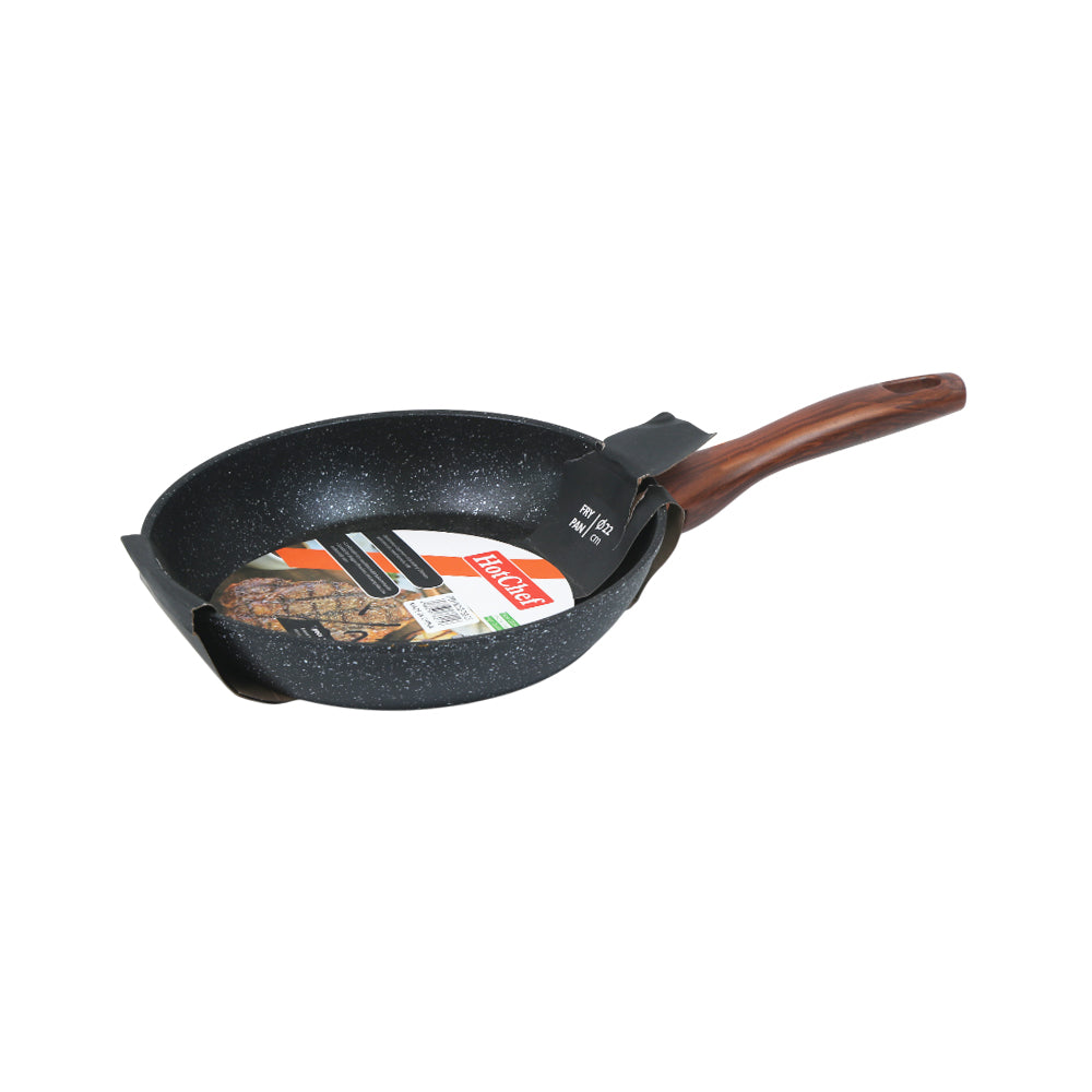 FRY PAN HOT CHEF NON STICK INDUCTION 22 CM IR 35760-15 Default Title - MamasJan Crockery