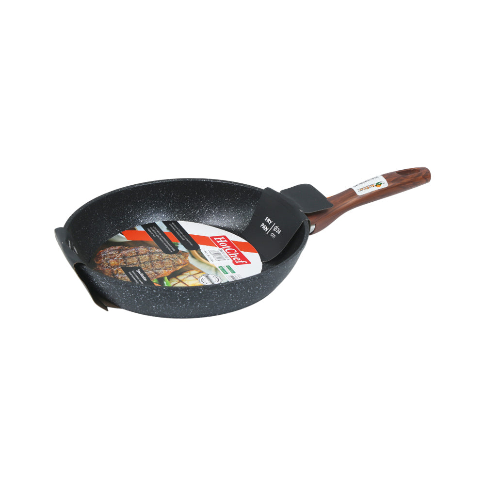 FRY PAN HOT CHEF NON STICK INDUCTION 24 CM IR 35760-16 Default Title - MamasJan Crockery