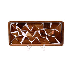 TRAY WOODEN IR YH6-31L Default Title - MamasJan Crockery
