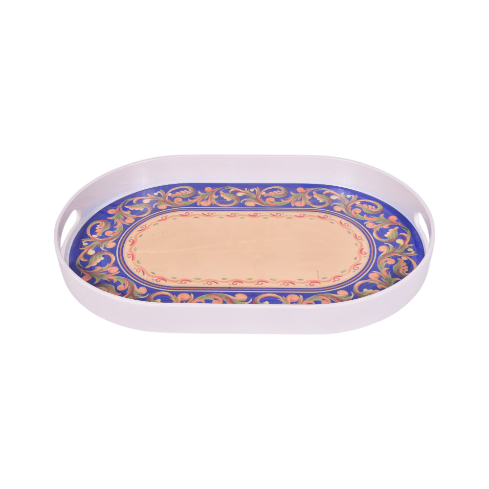 TRAY MELAMINE OVAL 700126 Default Title - MamasJan Crockery
