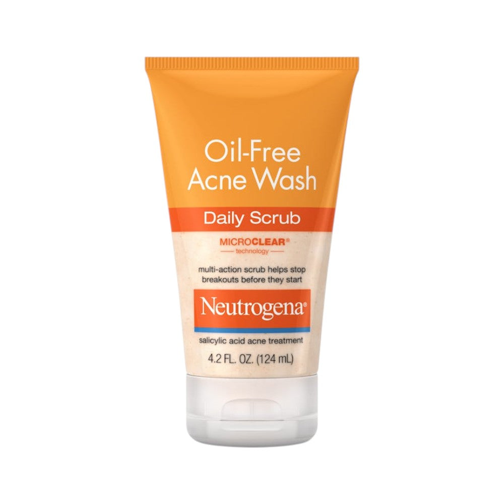 NEUTROGENA OIL FREE ACNE WASH DAILY SCRUB 124ML Default Title - MamasJan skincare