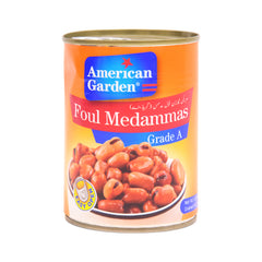 AMERICAN GARDEN FOUL MEDAMMAS GRADE A TIN 400 GM Default Title - MamasJan GroceryFoods
