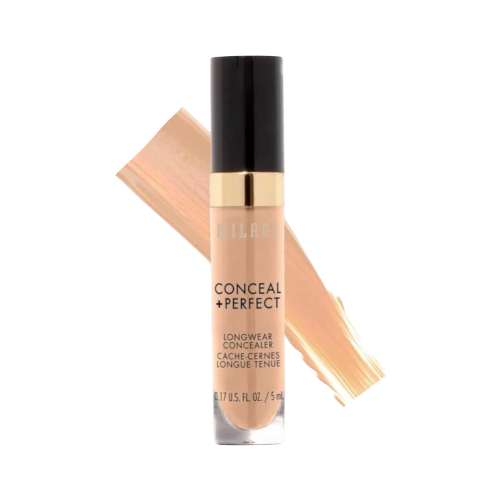 MILANI CONCEALER + PERFECT LONG WEAR 135 MEDIUM BEIGE 5 ML Default Title - MamasJan Makeup
