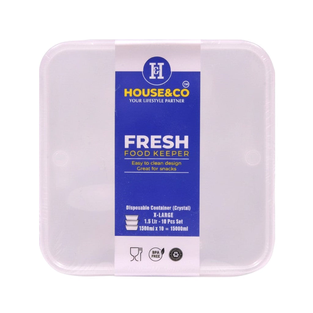 HOUSE & CO. DISP CONTAINER CLEAR 1500ML Default Title - MamasJan Grocery Nonfood
