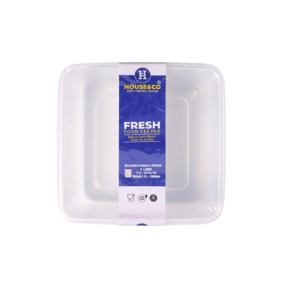 HOUSE & CO. DISP CONTAINER CLEAR 3000ML Default Title - MamasJan Grocery Nonfood
