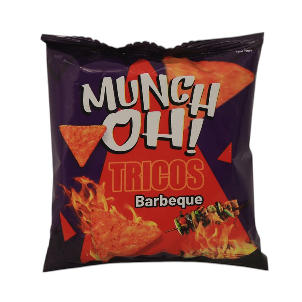 MUNCH OH TRICOS SNACKS BBQ 32 GM Default Title - MamasJan Grocery