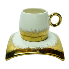 KEHWA CUP & SAUCER SET 6PC ROYAL BISTRO 9114W Default Title - MamasJan Crockery