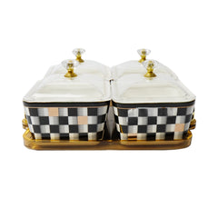 DISH DRY FRUIT 4PC ROYAL BISTRO 9167 Default Title - MamasJan Crockery