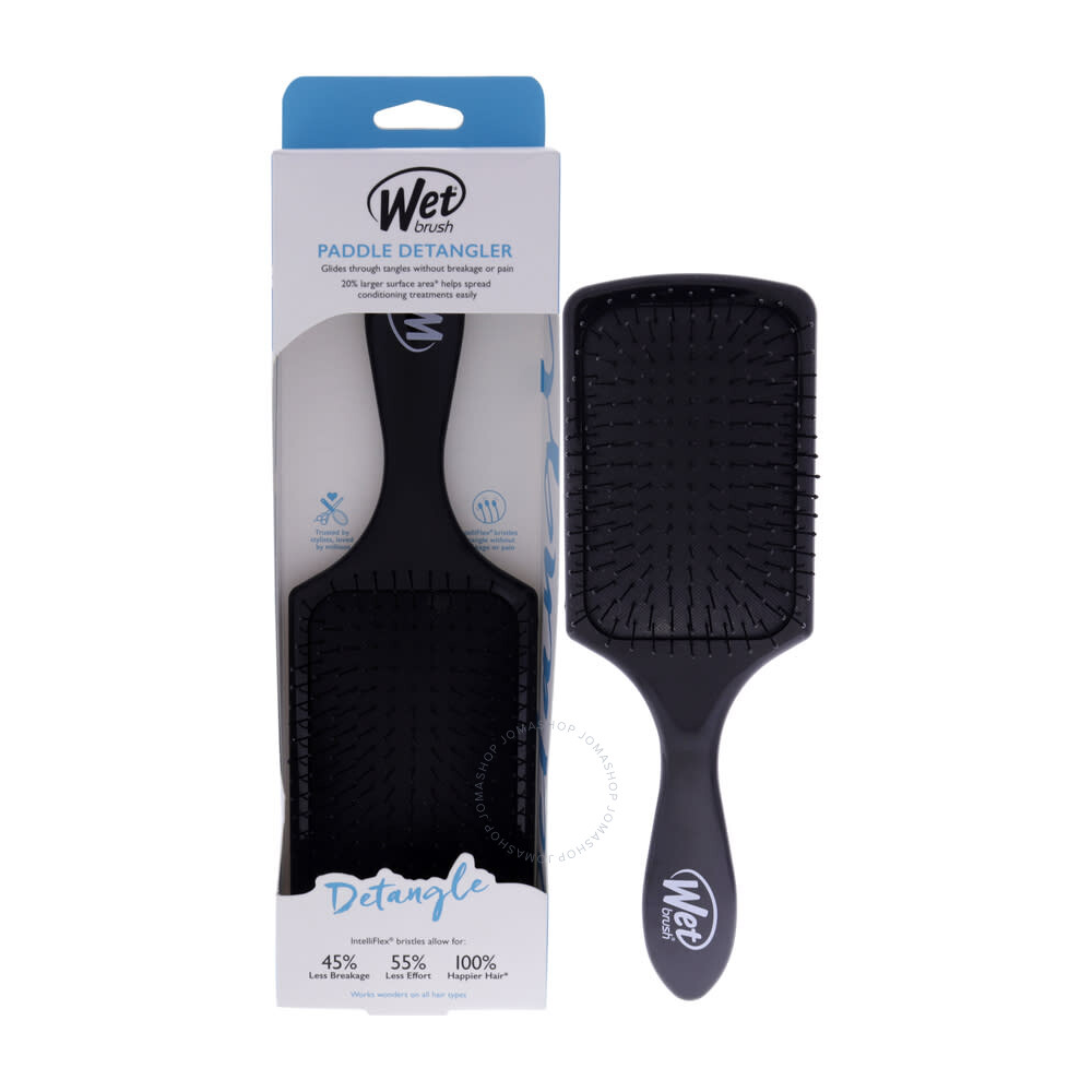 Wb Black Paddle Detangler Default Title - MamasJan s