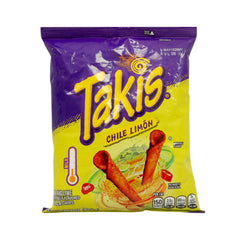 TAKIS CHIPS TORTILLA MILD CHILE LEMON LIME 92.3 GM Default Title - MamasJan Grocery Food