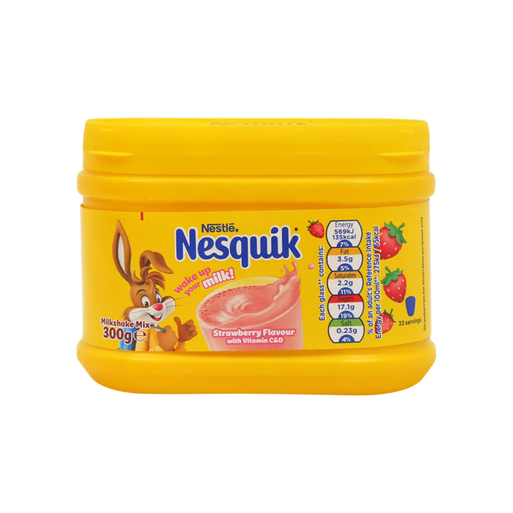 NESTLE NESQUIK POWDER STARWBERRY FLAVOUR 300 GM Default Title - MamasJan GroceryFoods