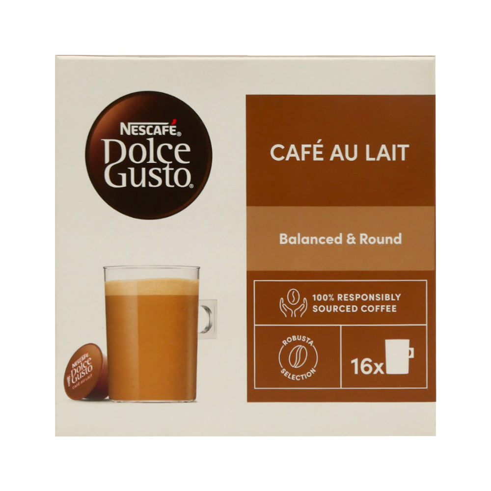 NESCAFE COFFEE DOLCE GUSTO WITH MILK BALANCED & ROUND 160 G Default Title - MamasJan Grocery Food