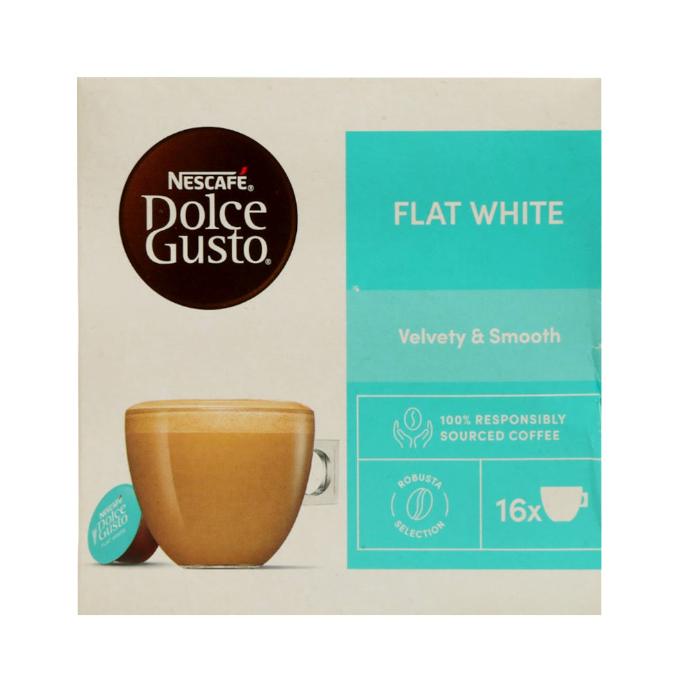 NESCAFE COFFEE DOLCE GUSTO FALT WHITE VELVETY & SMOOTH 187 Default Title - MamasJan Grocery Food