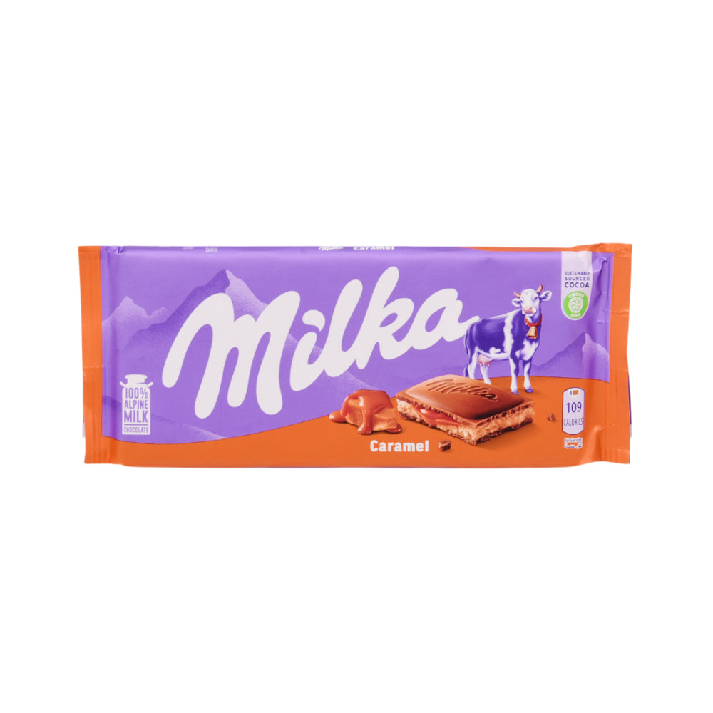 MILKA CHOCOLATE CARAMEL 100 GM Default Title - MamasJan GroceryFoods
