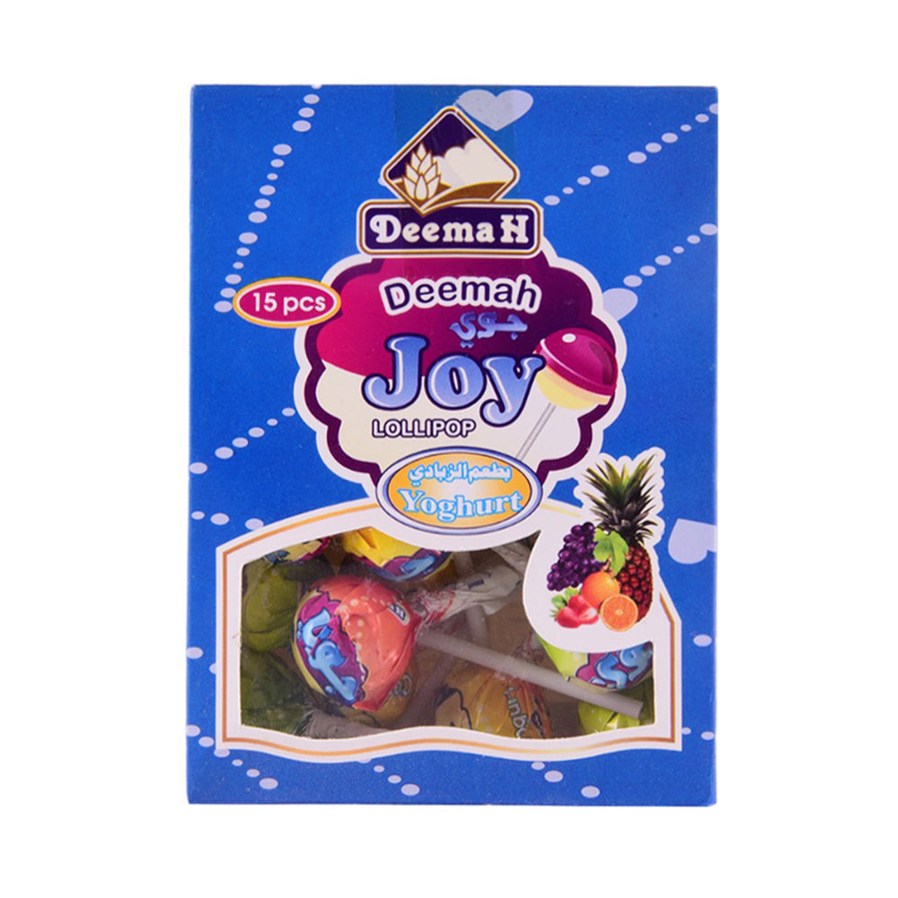 DEEMAH JOY LOLLIPOP YOGURT 15 PCS 10 GM Default Title - MamasJan Grocery