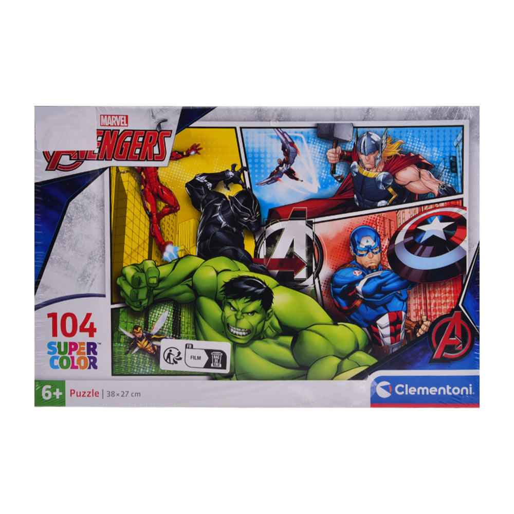 27284 CLEMENTONI AVENGERS PUZZLE 104PC D Default Title - MamasJan Toys