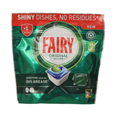 FAIRY DISH WASHING TABS ORIGINAL ALL-IN-ONE 14 TABS 189 GM Default Title - MamasJan Grocery Nonfood