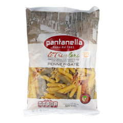 PANTANELLA PASTA PENNE RIGATE TRICOLOR NO 71 500 GM Default Title - MamasJan Grocery