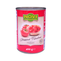 NOVI CHOPPED TOMATOS 400G 12/27 Default Title - MamasJan GroceryFoods