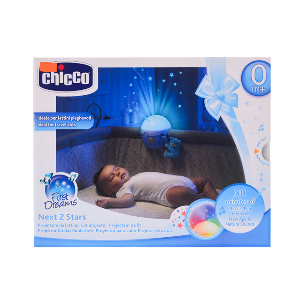 CHIC0-764720 CHICCO NIGHT LAMP BLUE A.I Default Title - MamasJan Toys