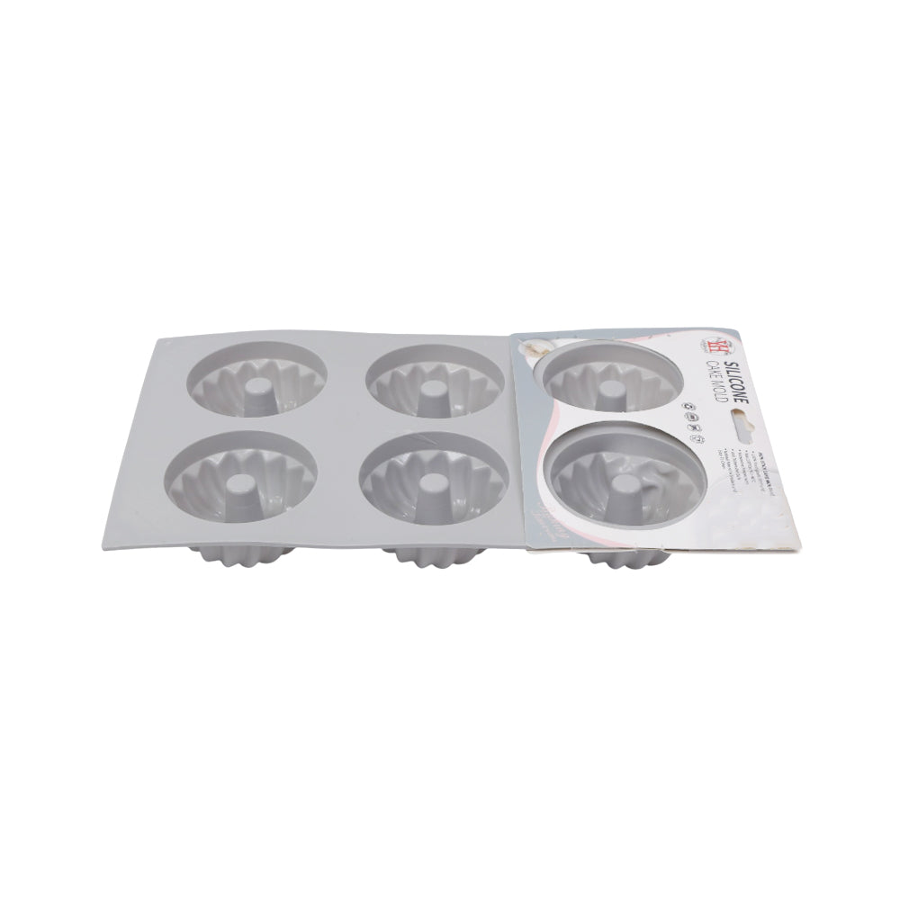 MUFFIN PAN 6 CUPS SILICONE IR YH-TA/E190-192 Default Title - MamasJan Crockery
